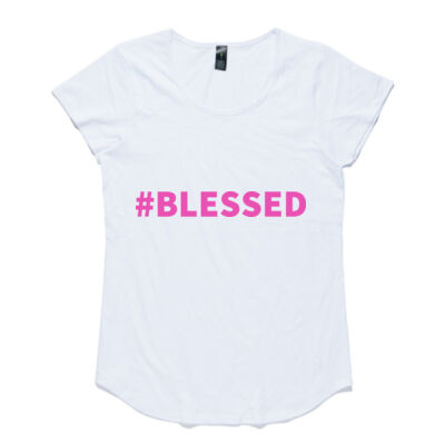 #Blessed - Women's Mali Capped Sleeve Tee Thumbnail