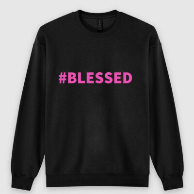 #Blessed - Softstyle CrewNeck Sweatshirt Thumbnail